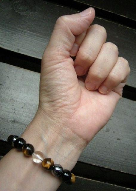 ☆金運・お守り・健康☆タイガーアイxヘマタイトxオニキス < 女性アクセサリー/時計 ☆金運・お守り・健康☆タイガーアイxヘマタイトxオニキス < 女性アクセサリー/時計の