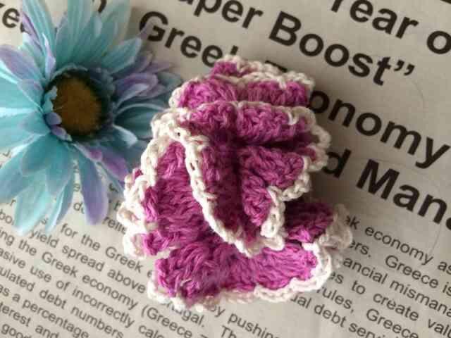 ハンドメイド ボリューム シュシュ ピンク コットン axes好き 姫 < 女性ファッション  ハンドメイド ボリューム シュシュ ピンク コットン axes好き 姫 < 女性ファッションの