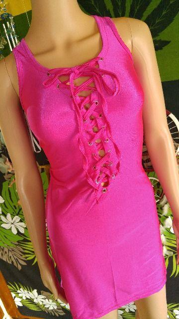 ツルテロッ(*ノ▽ノ*)激エロッ♪水着素材×編み上げミニワンピ < 女性ファッション ツルテロッ(*ノ▽ノ*)激エロッ♪水着素材×編み上げミニワンピ < 女性ファッションの