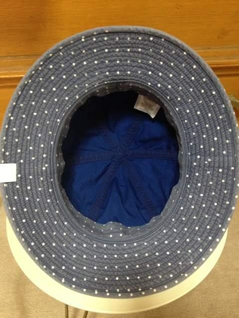 BEDWIN ベドウィン ミリタリー クルーハット 0 S ドット ネイビー青 コットン帽子 日本製 < ブランド  BEDWIN ベドウィン ミリタリー クルーハット 0 S ドット ネイビー青 コットン帽子 日本製 < ブランドの