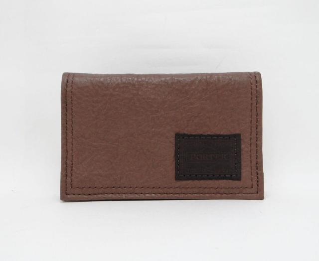 ポーター フリースタイル ダイニーマレザー カードケース ブラウン<新品同様>送料無料 < ブランド ポーター フリースタイル ダイニーマレザー カードケース ブラウン<新品同様>送料無料 < ブランドの