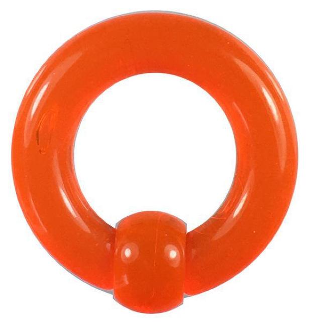 アクリルボディピアス キャプティブビーズリング オレンジ 2G シンプル 耳 口 眉 軟骨 ヘリックス トラガス POP 透明 < 男性アクセサリー/時計  アクリルボディピアス キャプティブビーズリング オレンジ 2G シンプル 耳 口 眉 軟骨 ヘリックス トラガス POP 透明  < 男性アクセサリー/時計の