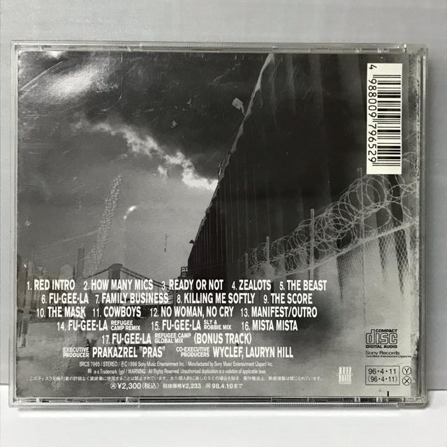 FUGEES / THE SCORE < CD/DVD/ビデオ  FUGEES / THE SCORE < CD/DVD/ビデオの