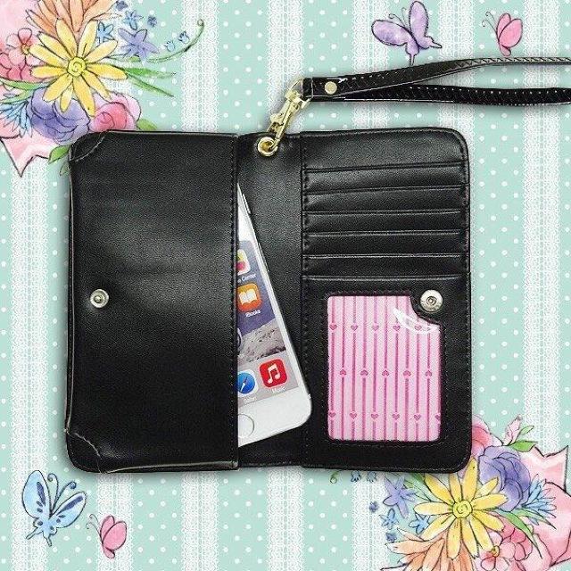 【iphoneケース】スマホも入れられる お財布 ポーチ スマホケース(ストラップ付) < 家電/AV  【iphoneケース】スマホも入れられる お財布 ポーチ スマホケース(ストラップ付) < 家電/AVの