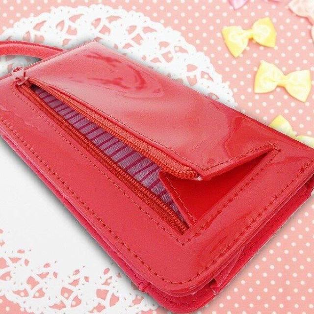 【iphoneケース】スマホも入れられる お財布 ポーチ スマホケース(ストラップ付) < 家電/AV  【iphoneケース】スマホも入れられる お財布 ポーチ スマホケース(ストラップ付) < 家電/AVの