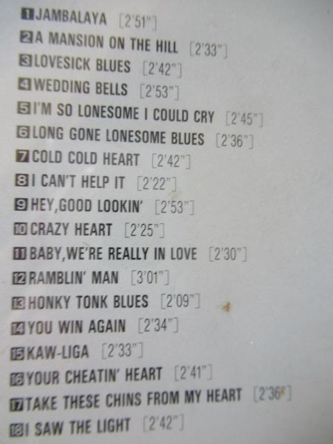 ハンク・ウイリアムス CD「ハンク・ウイリアムス」 < CD/DVD/ビデオ  ハンク・ウイリアムス CD「ハンク・ウイリアムス」 < CD/DVD/ビデオの