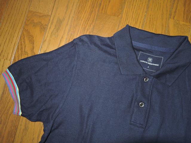 uniform experiment ユニフォームエクスペリメント ポロシャツ 2 紺 レインボーライン SOPHNET. < ブランド uniform experiment ユニフォームエクスペリメント ポロシャツ 2 紺 レインボーライン SOPHNET. < ブランドの