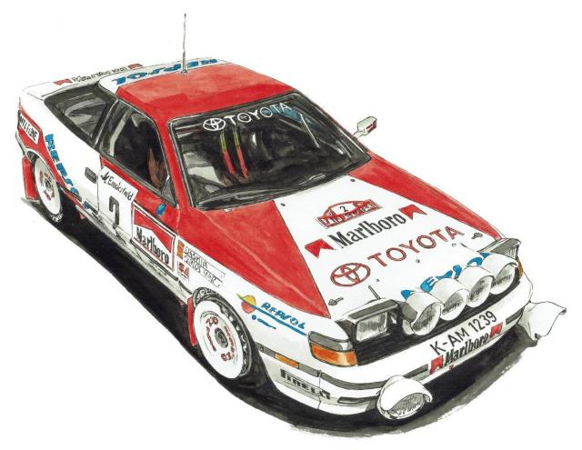 NC-1188セリカGT-FOUR限定版画サイン額装済作家平右ヱ門 < 自動車/バイク NC-1188セリカGT-FOUR限定版画サイン額装済作家平右ヱ門 < 自動車/バイク