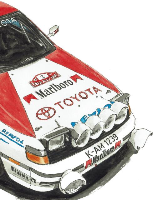 NC-1188セリカGT-FOUR限定版画サイン額装済作家平右ヱ門 < 自動車/バイク NC-1188セリカGT-FOUR限定版画サイン額装済作家平右ヱ門 < 自動車/バイク