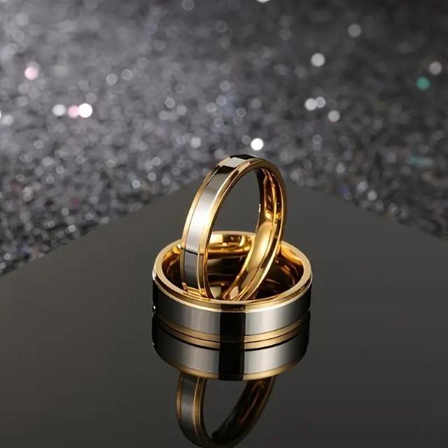 爆ヤス価格790円★高級ゴールドペアリング、ステンレス製、記念日ギフトに最適 女性用 日本サイズ11号 男性日本サイズ24号 < 男性アクセサリー/時計 爆ヤス価格790円★高級ゴールドペアリング、ステンレス製、記念日ギフトに最適 女性用 日本サイズ11号 男性日本サイズ24号 < 男性アクセサリー/時計の