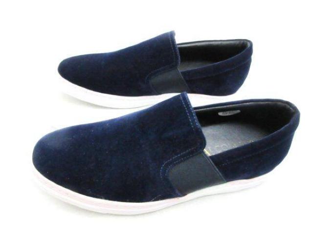 1円~C717新品At.COULEURサイドゴア/スリッポンスニーカー25aNAVY♂ < 男性ファッション 1円~C717新品At.COULEURサイドゴア/スリッポンスニーカー25aNAVY♂ < 男性ファッションの