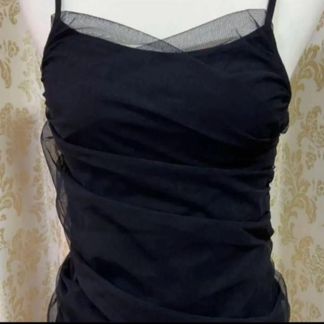 新品 キャミソール カシュクール チュール 黒 タンクトップ チュールキャミ タンクブラ キャミソール 黒 < 女性ファッション  新品 キャミソール カシュクール チュール 黒 タンクトップ チュールキャミ タンクブラ キャミソール 黒 < 女性ファッションの