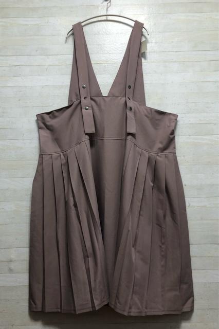 新品☆10L♪ベージュ系サイドプリーツジャンパースカート♪ジャンスカQ542 < 女性ファッション 新品☆10L♪ベージュ系サイドプリーツジャンパースカート♪ジャンスカQ542 < 女性ファッションの