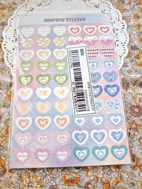 新品未開封☆カラフルなハートシール☆ < インテリア/ライフ 新品未開封☆カラフルなハートシール☆ < インテリア/ライフの