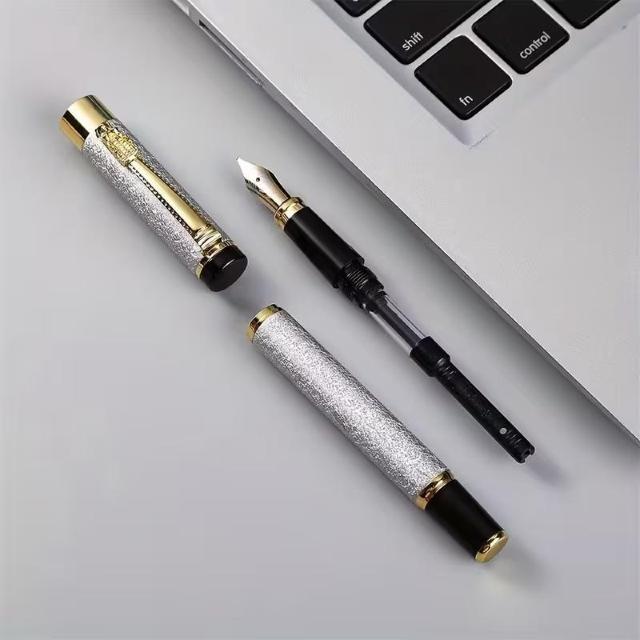 爆ヤス価格890円★1本の万年筆と10個のインク袋付き、フロストメタル-0.5mmニブ、2.6mmインカートリッジ対応 ゴールド < インテリア/ライフ 爆ヤス価格890円★1本の万年筆と10個のインク袋付き、フロストメタル-0.5mmニブ、2.6mmインカートリッジ対応 ゴールド < インテリア/ライフの