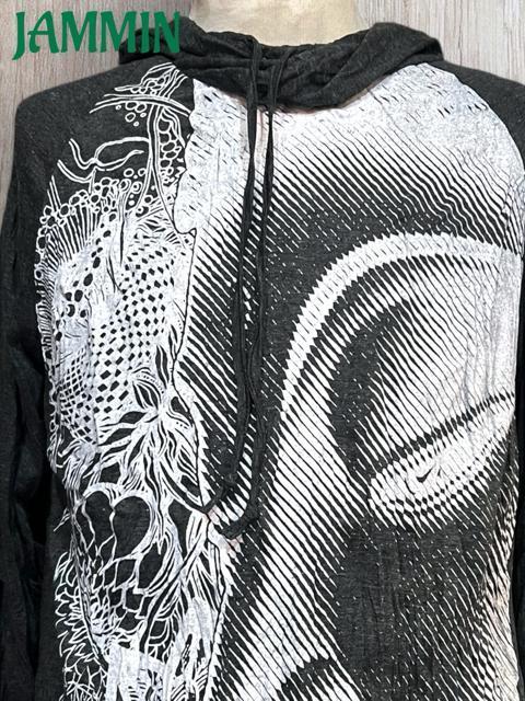 ビッグ仏陀ロンT アジアン エスニック ヒッピー サイケ 仏陀 ブッダ < 男性ファッション ビッグ仏陀ロンT アジアン エスニック ヒッピー サイケ 仏陀 ブッダ < 男性ファッションの