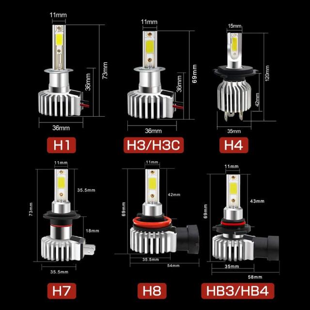 LEDヘッドライト H4 純正と同じサイズ 6000K < 自動車/バイク LEDヘッドライト H4 純正と同じサイズ 6000K < 自動車/バイク