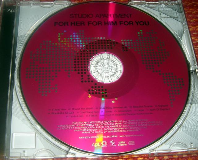 Studio Apartment - FOR HER,FOR HIM,FOR YOU 名盤 CD < CD/DVD/ビデオ  Studio Apartment - FOR HER,FOR HIM,FOR YOU 名盤 CD < CD/DVD/ビデオの