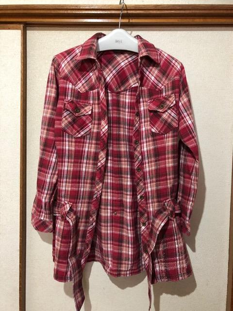 上着になる シャツ型ロングトップス チェック  < 女性ファッション  上着になる シャツ型ロングトップス チェック  < 女性ファッションの