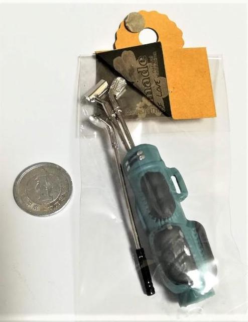 ミニチュア★ゴルフバッグ★ブルー★水色★ドールハウス★ < おもちゃ ミニチュア★ゴルフバッグ★ブルー★水色★ドールハウス★ < おもちゃの