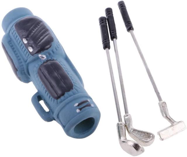 ミニチュア★ゴルフバッグ★ブルー★水色★ドールハウス★ < おもちゃ ミニチュア★ゴルフバッグ★ブルー★水色★ドールハウス★ < おもちゃの