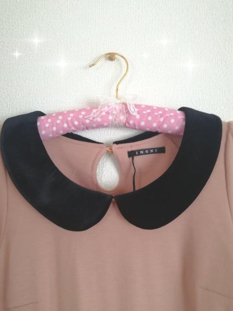 新品☆イング*衿付きハートポケットAラインワンピ < ブランド  新品☆イング*衿付きハートポケットAラインワンピ < ブランドの