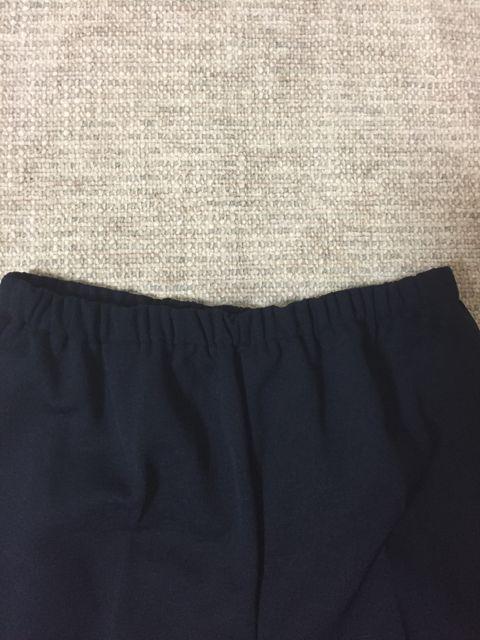 481.新品☆ウエストゴムスラックスパンツ☆紺/ネイビー☆L < 女性ファッション  481.新品☆ウエストゴムスラックスパンツ☆紺/ネイビー☆L < 女性ファッションの