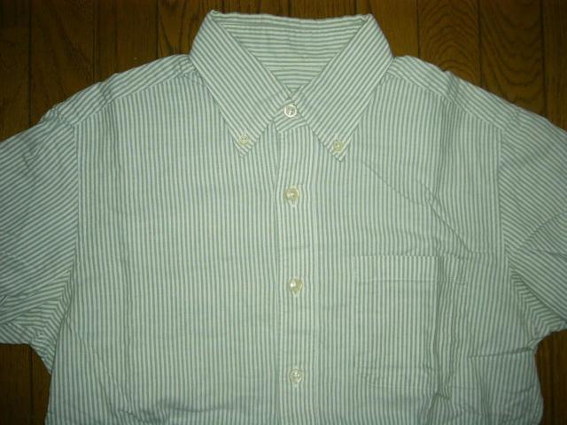 SOPHNET. ソフネット 半袖 ストライプシャツ M 白緑系 < ブランド SOPHNET. ソフネット 半袖 ストライプシャツ M 白緑系 < ブランドの