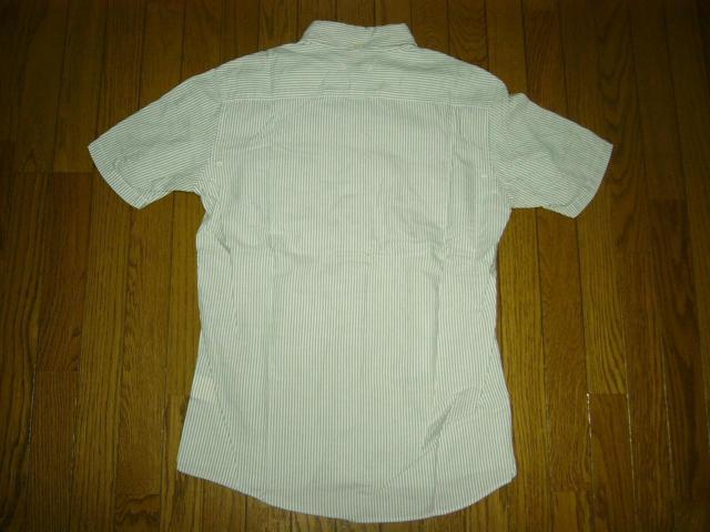 SOPHNET. ソフネット 半袖 ストライプシャツ M 白緑系 < ブランド SOPHNET. ソフネット 半袖 ストライプシャツ M 白緑系 < ブランドの