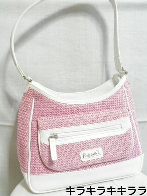 【PERSON′S/パーソンズ】フェミニン★お出かけやデートに…収納抜群.ワンショルダーバッグ<ピンク> < ブランド  【PERSON′S/パーソンズ】フェミニン★お出かけやデートに…収納抜群.ワンショルダーバッグ<ピンク>  < ブランドの