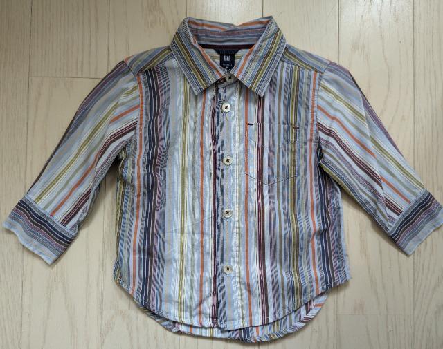 80★GAP★ストライプブラウス★シャツ★美品★送料無料 < ブランド  80★GAP★ストライプブラウス★シャツ★美品★送料無料  < ブランドの