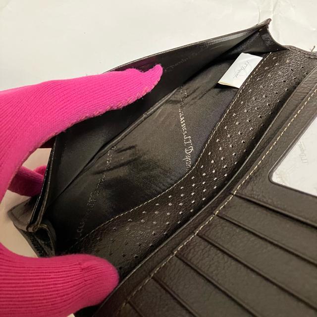 【美品】【S.T.Dupont / エステーデュポン】 レザー / 長財布 / 小銭入れなし < 男性ファッション 【美品】【S.T.Dupont / エステーデュポン】 レザー / 長財布 / 小銭入れなし < 男性ファッションの