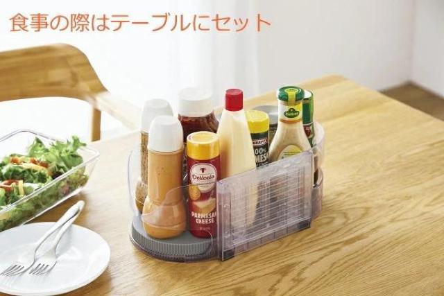 コジット(COGIT) マワリーナDX 冷蔵庫のごちゃごや解決 くるくる回してスグ取り出せる 省スペース調味料ラック < インテリア/ライフ  コジット(COGIT) マワリーナDX 冷蔵庫のごちゃごや解決 くるくる回してスグ取り出せる 省スペース調味料ラック < インテリア/ライフの