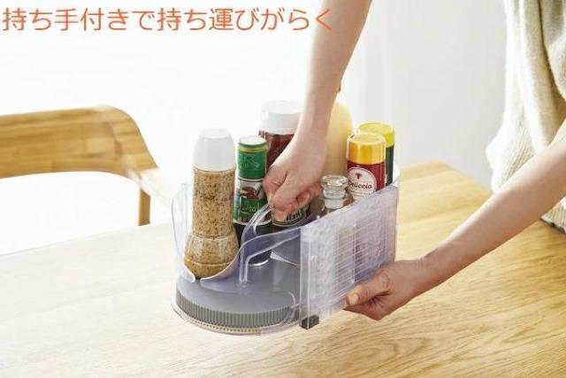 コジット(COGIT) マワリーナDX 冷蔵庫のごちゃごや解決 くるくる回してスグ取り出せる 省スペース調味料ラック < インテリア/ライフ  コジット(COGIT) マワリーナDX 冷蔵庫のごちゃごや解決 くるくる回してスグ取り出せる 省スペース調味料ラック < インテリア/ライフの
