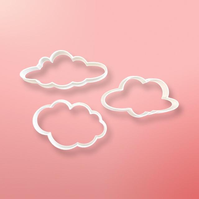 雲クッキー型 3個セット 粘土型 お菓子作り 料理 スケッチ 雲描画 製図 < インテリア/ライフ  雲クッキー型 3個セット 粘土型 お菓子作り 料理 スケッチ 雲描画 製図 < インテリア/ライフの