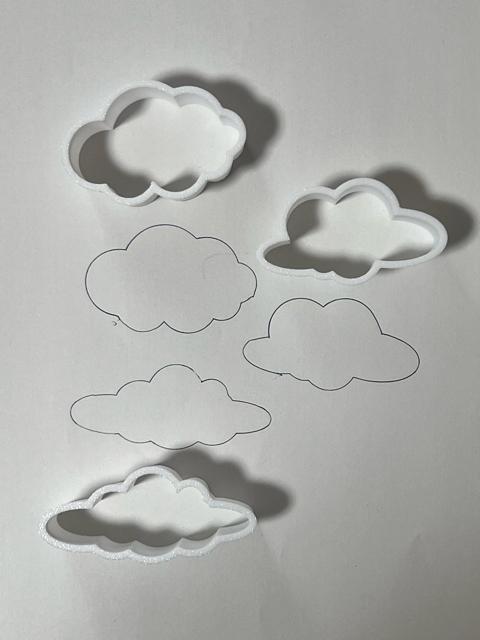 雲クッキー型 3個セット 粘土型 お菓子作り 料理 スケッチ 雲描画 製図 < インテリア/ライフ  雲クッキー型 3個セット 粘土型 お菓子作り 料理 スケッチ 雲描画 製図 < インテリア/ライフの
