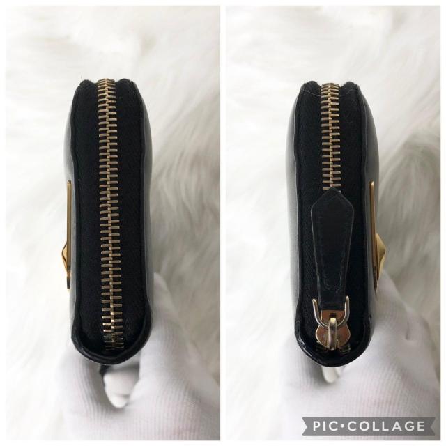 FENDI フェンディ 長財布 モンスター バグズアイ ラウンドファスナー ラウンドジップ ブラック レザー < ブランド FENDI フェンディ 長財布 モンスター バグズアイ ラウンドファスナー ラウンドジップ ブラック レザー < ブランドの