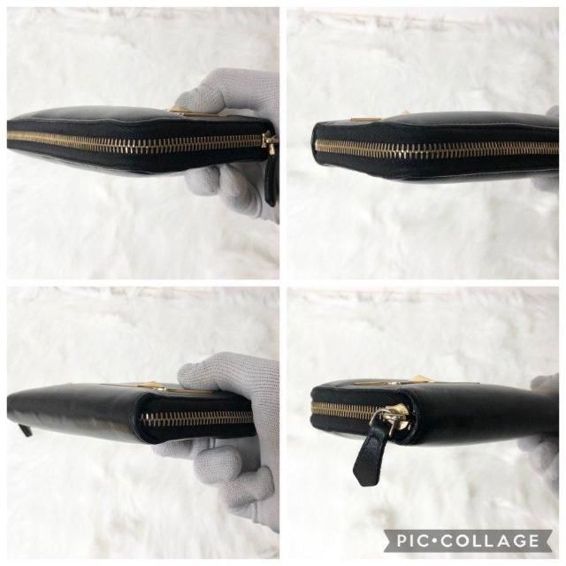 FENDI フェンディ 長財布 モンスター バグズアイ ラウンドファスナー ラウンドジップ ブラック レザー < ブランド FENDI フェンディ 長財布 モンスター バグズアイ ラウンドファスナー ラウンドジップ ブラック レザー < ブランドの