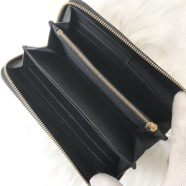 FENDI フェンディ 長財布 モンスター バグズアイ ラウンドファスナー ラウンドジップ ブラック レザー < ブランド FENDI フェンディ 長財布 モンスター バグズアイ ラウンドファスナー ラウンドジップ ブラック レザー < ブランドの
