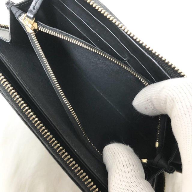 FENDI フェンディ 長財布 モンスター バグズアイ ラウンドファスナー ラウンドジップ ブラック レザー < ブランド FENDI フェンディ 長財布 モンスター バグズアイ ラウンドファスナー ラウンドジップ ブラック レザー < ブランドの