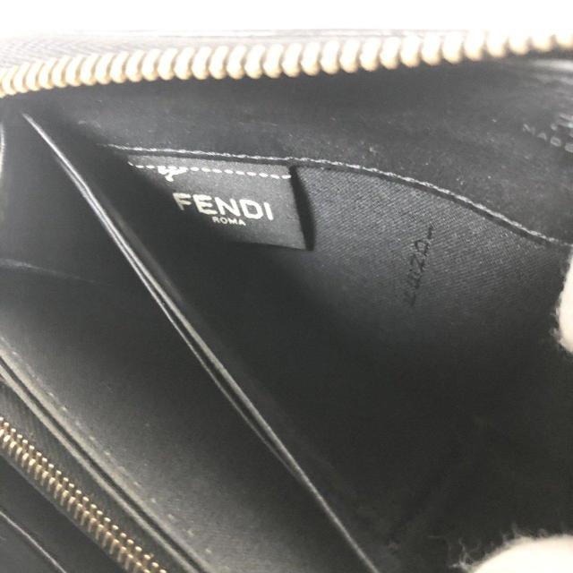 FENDI フェンディ 長財布 モンスター バグズアイ ラウンドファスナー ラウンドジップ ブラック レザー < ブランド FENDI フェンディ 長財布 モンスター バグズアイ ラウンドファスナー ラウンドジップ ブラック レザー < ブランドの