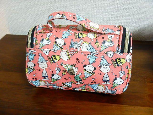 ◆スヌーピー ハンドバッグ 化粧ポーチ 未使用品 < 女性ファッション  ◆スヌーピー ハンドバッグ 化粧ポーチ 未使用品 < 女性ファッションの