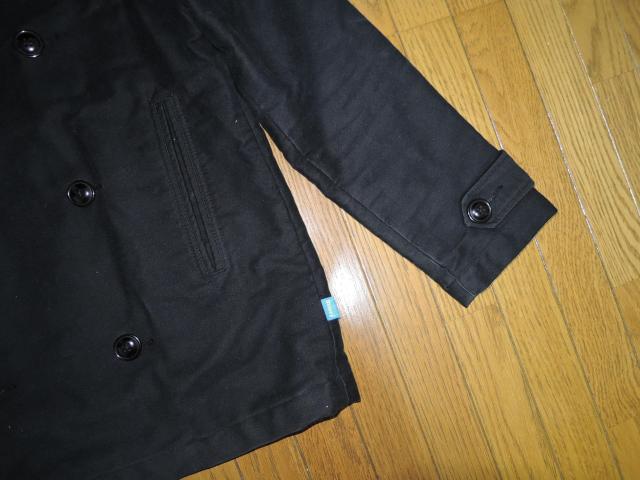 STUSSY ステューシー Pコート S 黒 ピーコート 中綿 < ブランド  STUSSY ステューシー Pコート S 黒 ピーコート 中綿 < ブランドの