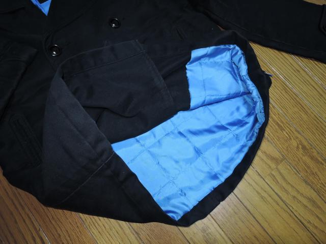 STUSSY ステューシー Pコート S 黒 ピーコート 中綿 < ブランド  STUSSY ステューシー Pコート S 黒 ピーコート 中綿 < ブランドの