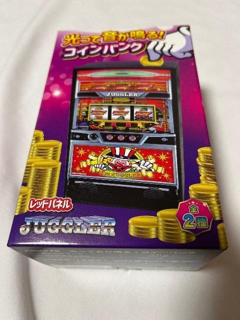 パチスロ ジャグラー 光って音が鳴る コインバンク 貯金箱 レッド < ホビー  パチスロ ジャグラー 光って音が鳴る コインバンク 貯金箱 レッド  < ホビーの