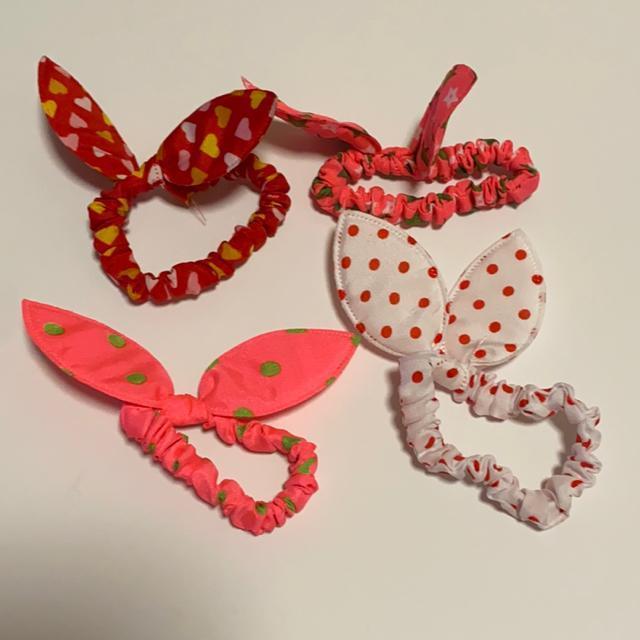 ヘアゴム4個セット < キッズ/ベビー  ヘアゴム4個セット  < キッズ/ベビーの