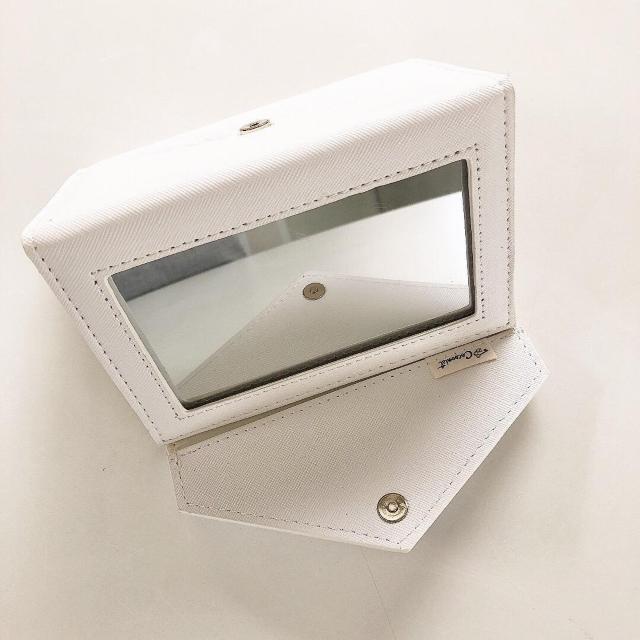 ◆Cocoonist/コクーニスト◆折りたたみミラー★ホワイト*コスメ柄♪ < 女性ファッション  ◆Cocoonist/コクーニスト◆折りたたみミラー★ホワイト*コスメ柄♪ < 女性ファッションの