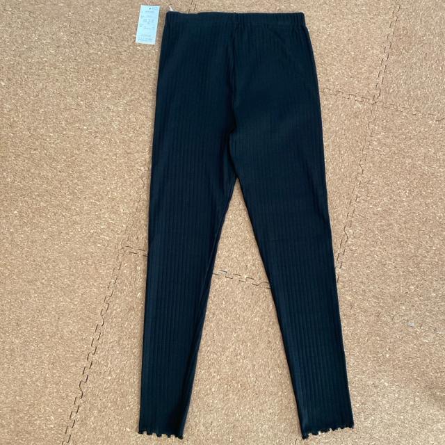 新品未使用タグ付き160サイズ スパッツ レギンス 黒 < キッズ/ベビー  新品未使用タグ付き160サイズ スパッツ レギンス 黒 < キッズ/ベビーの