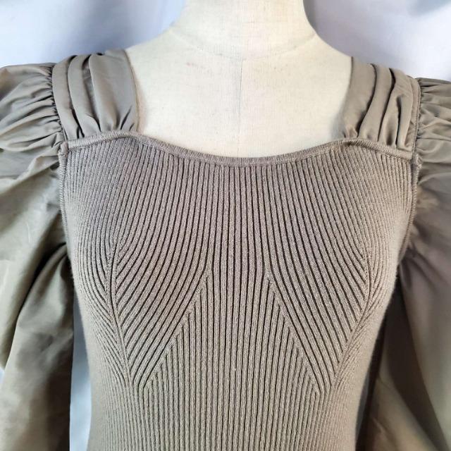 ★493★リリアンカラット★七分袖ニットロングワンピース★2★ < 女性ファッション  ★493★リリアンカラット★七分袖ニットロングワンピース★2★ < 女性ファッションの