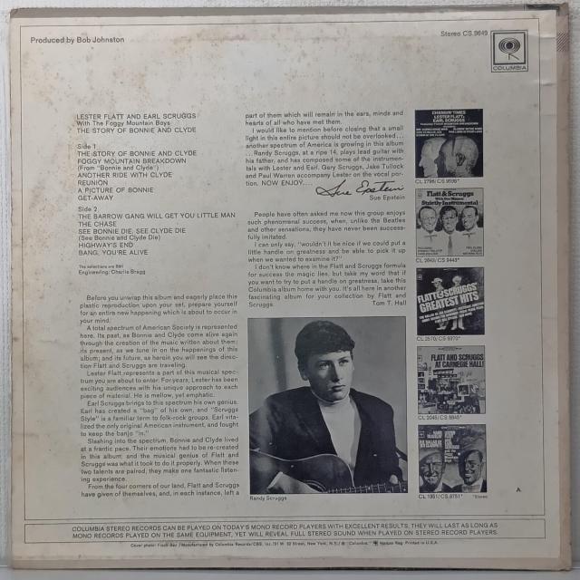 LP(希少)レスター・フラット & アール・スクラッグス /ボニーとクライドの物語070728 < CD/DVD/ビデオ  LP(希少)レスター・フラット & アール・スクラッグス /ボニーとクライドの物語070728 < CD/DVD/ビデオの